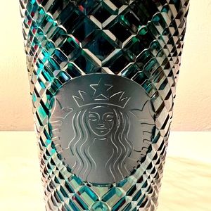 Starbucks Holiday 2021 Studded Green Tumbler 16oz 473ml grande medium